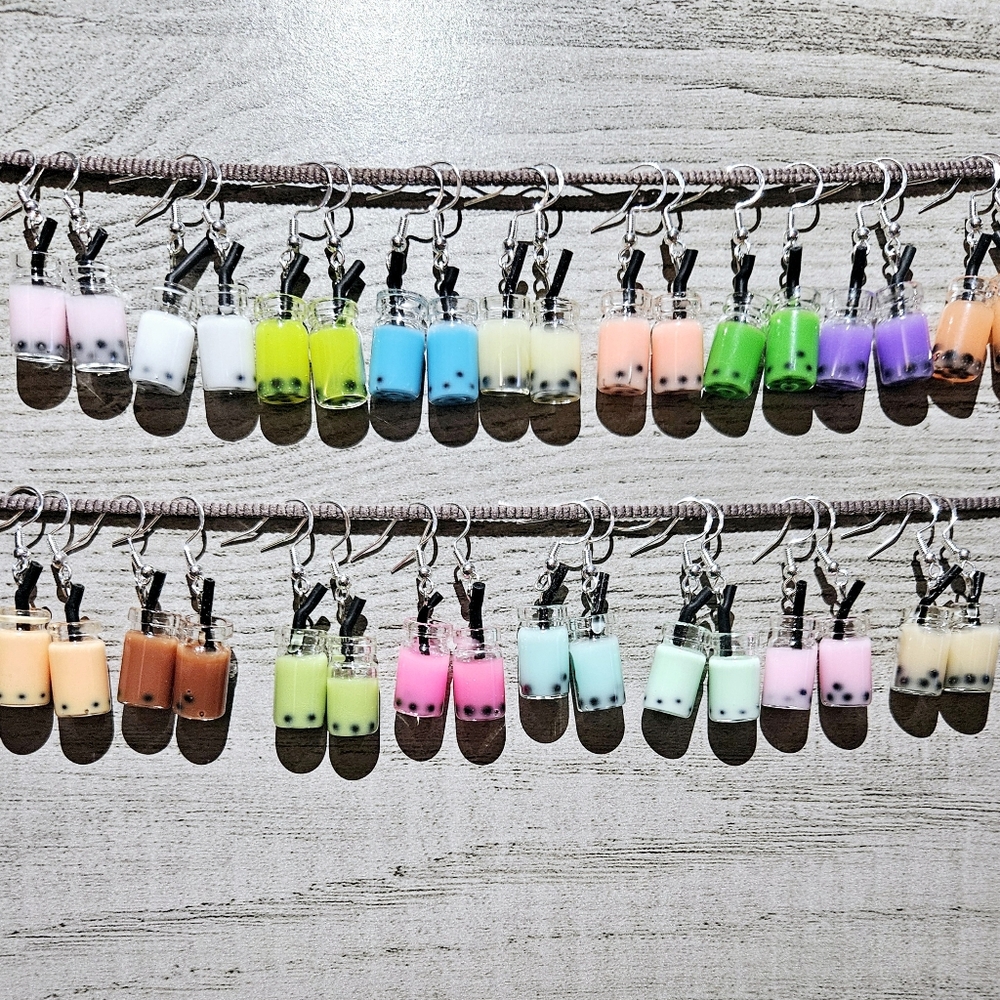 Boba Charm earrings